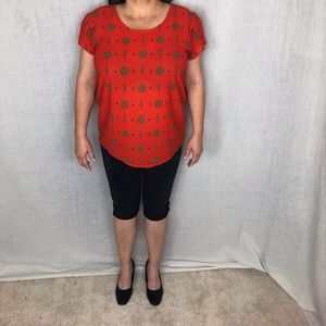 Orange Japna short sleeve shirt XL